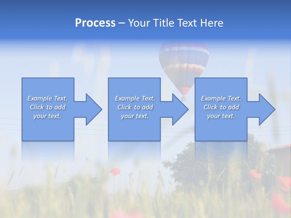Air Landing Heat PowerPoint Template