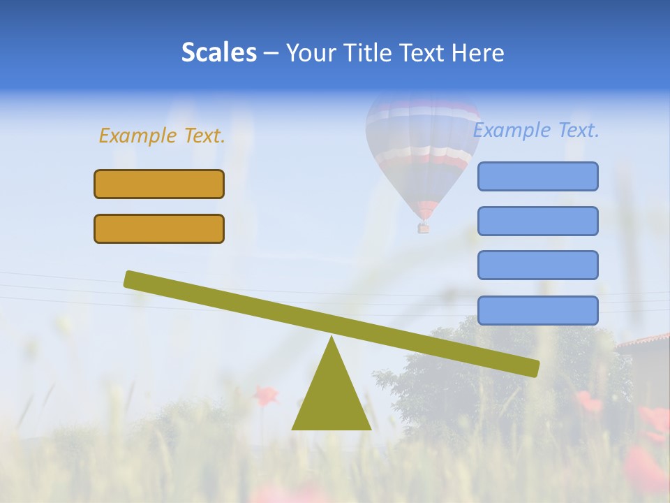 Air Landing Heat PowerPoint Template