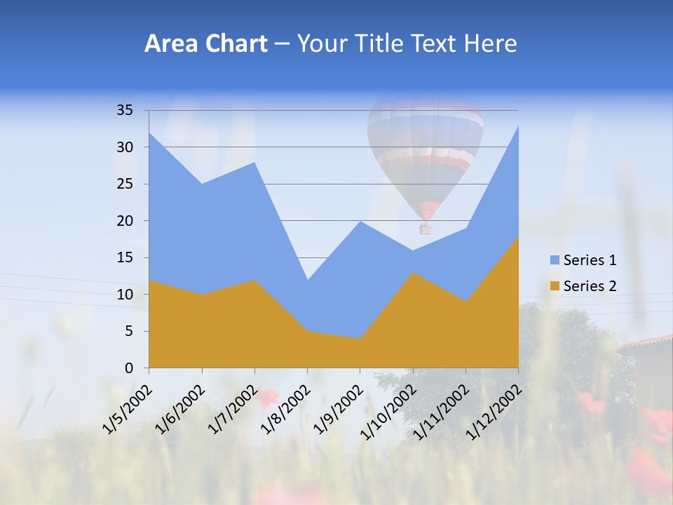 Air Landing Heat PowerPoint Template