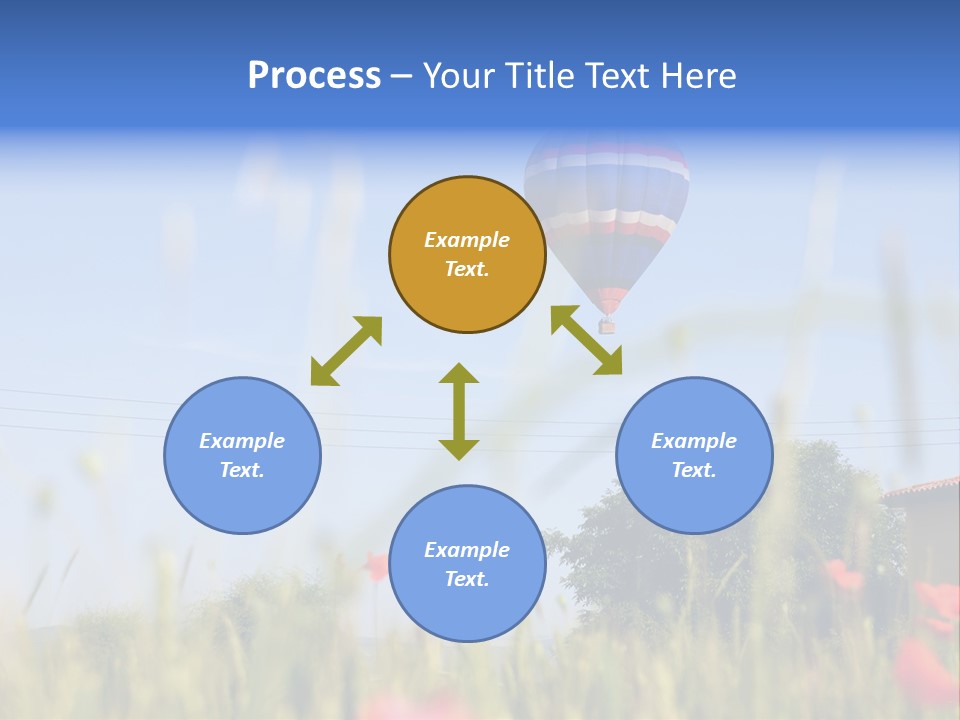 Air Landing Heat PowerPoint Template