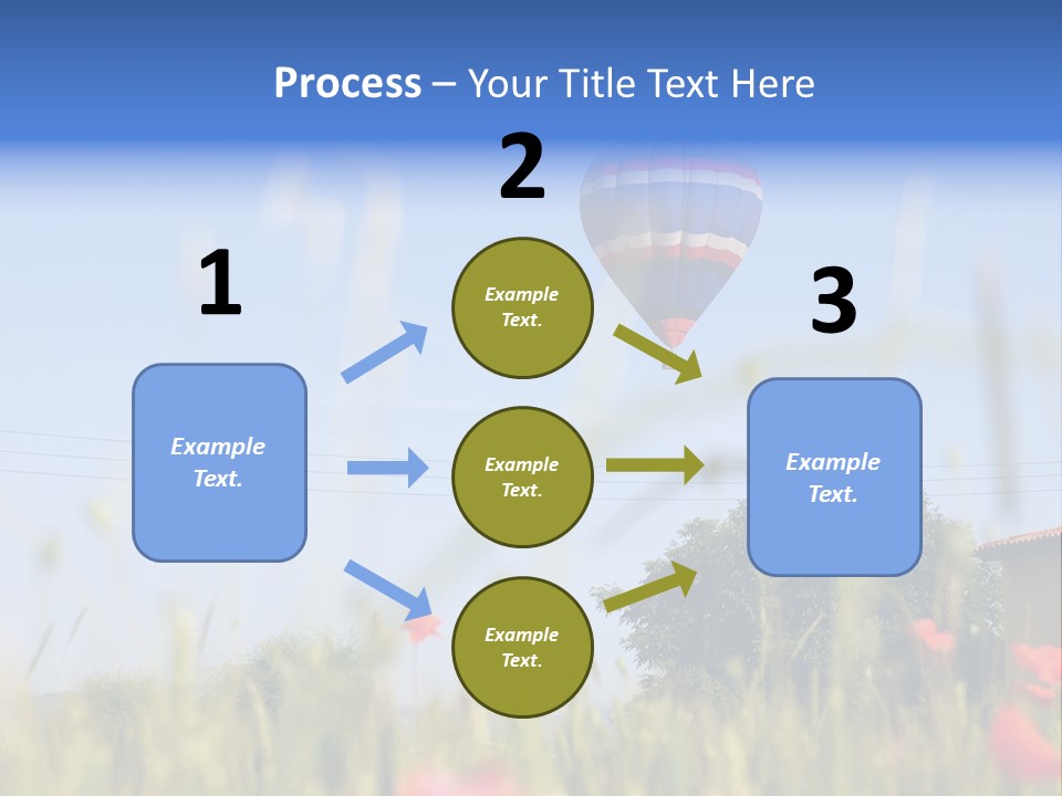 Air Landing Heat PowerPoint Template