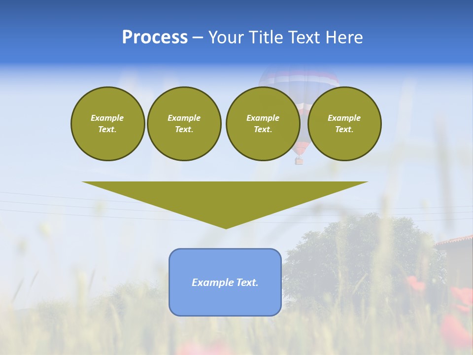Air Landing Heat PowerPoint Template