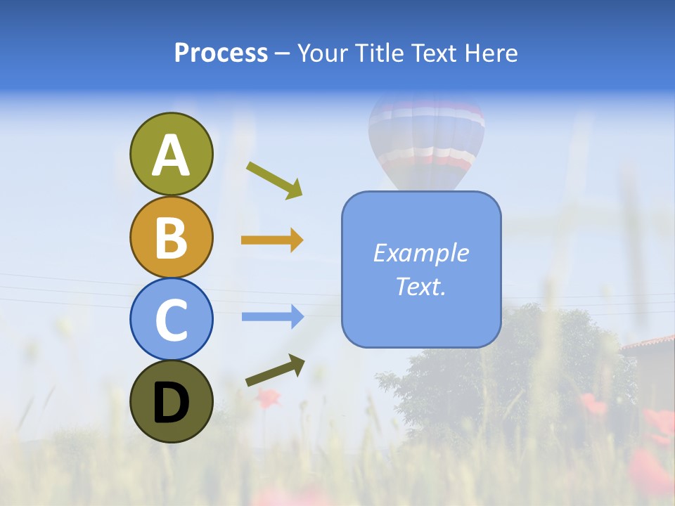 Air Landing Heat PowerPoint Template