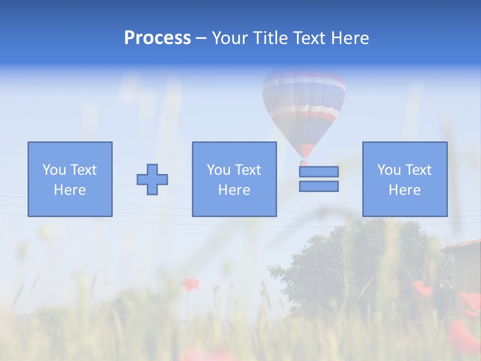 Air Landing Heat PowerPoint Template