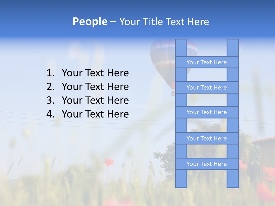 Air Landing Heat PowerPoint Template