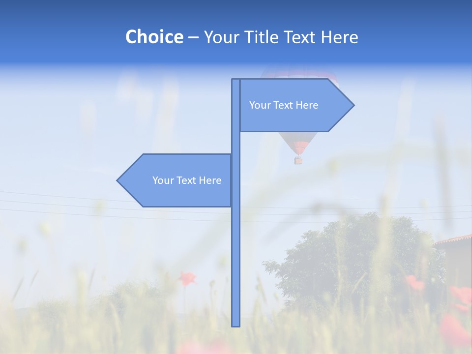 Air Landing Heat PowerPoint Template