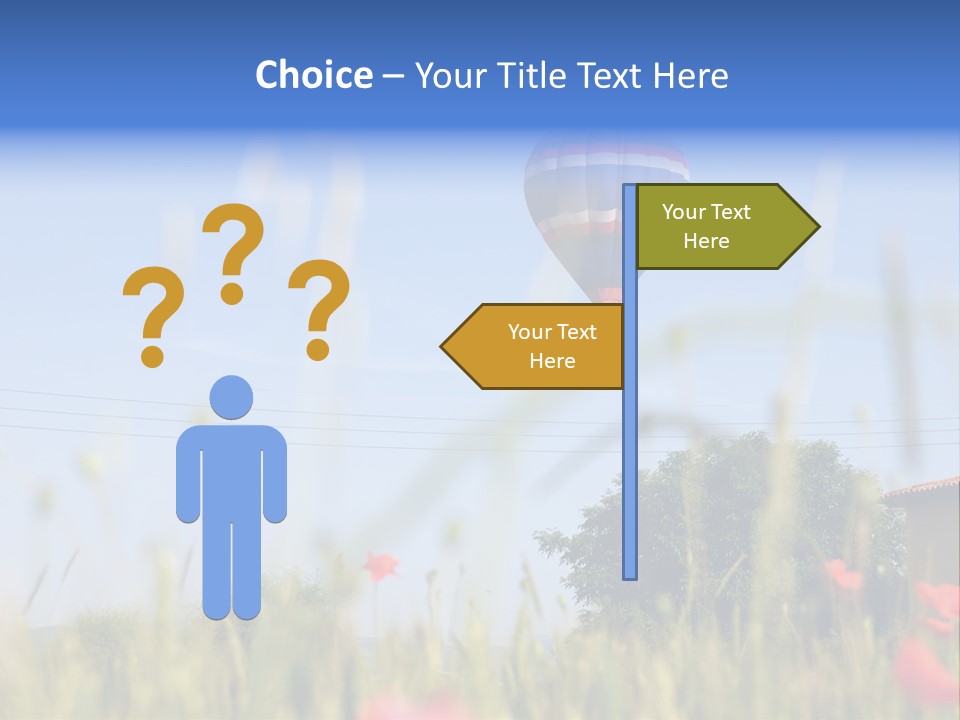 Air Landing Heat PowerPoint Template