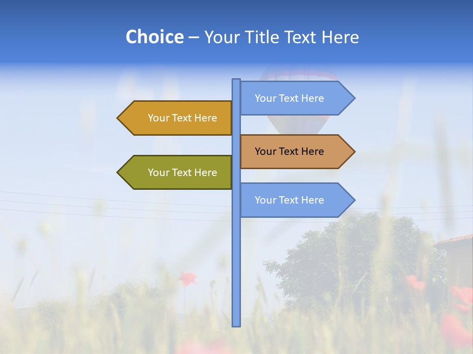 Air Landing Heat PowerPoint Template