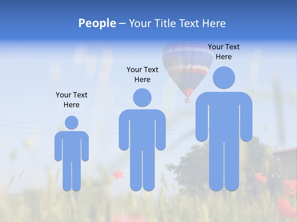 Air Landing Heat PowerPoint Template