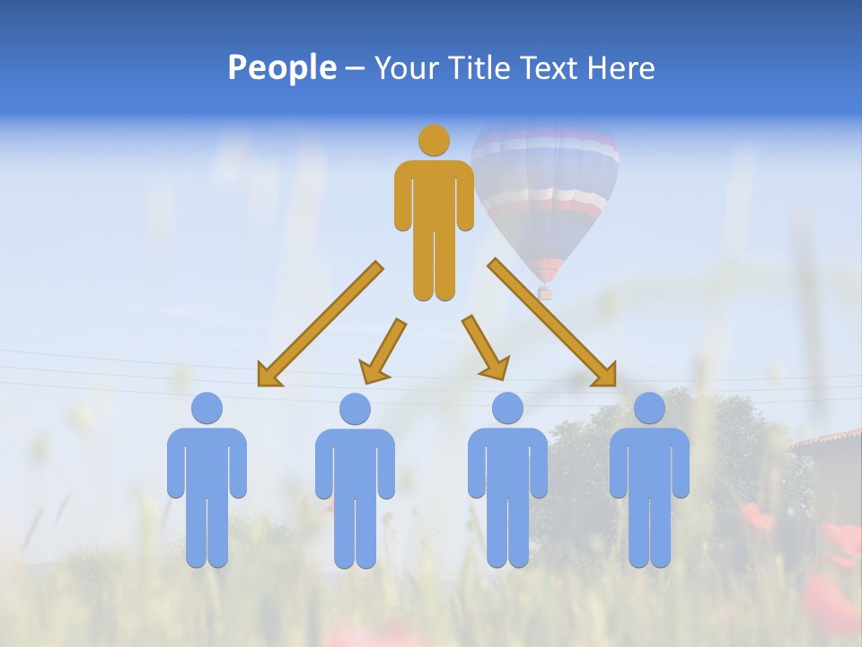 Air Landing Heat PowerPoint Template