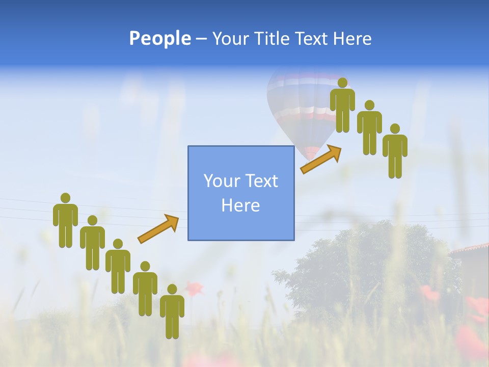 Air Landing Heat PowerPoint Template