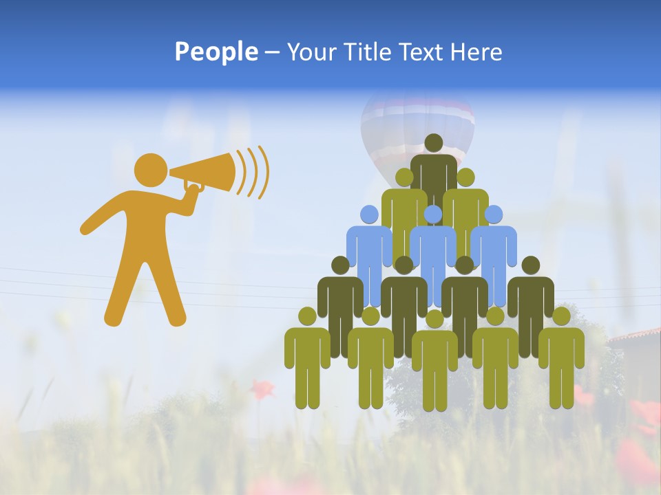 Air Landing Heat PowerPoint Template