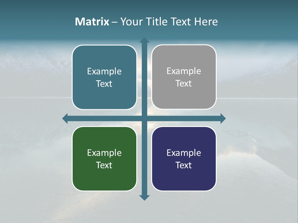 Water Reflections Plansee PowerPoint Template