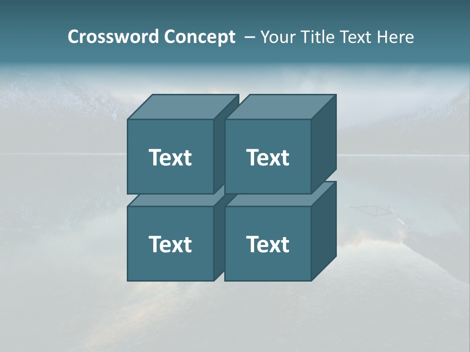 Water Reflections Plansee PowerPoint Template