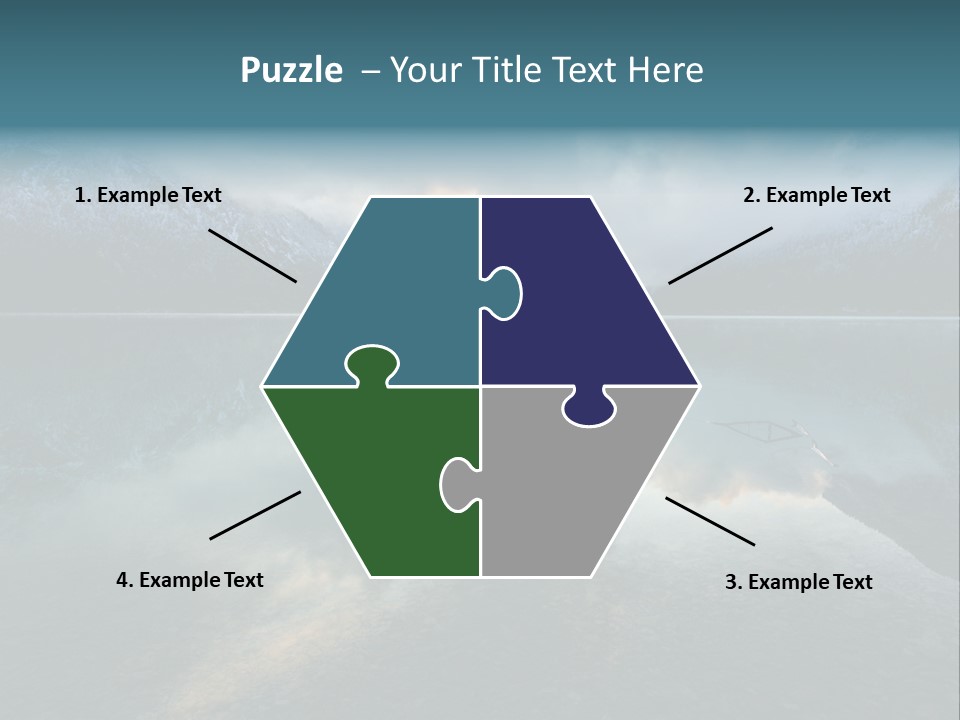 Water Reflections Plansee PowerPoint Template