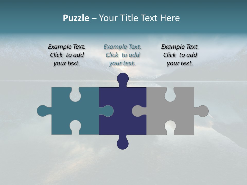 Water Reflections Plansee PowerPoint Template