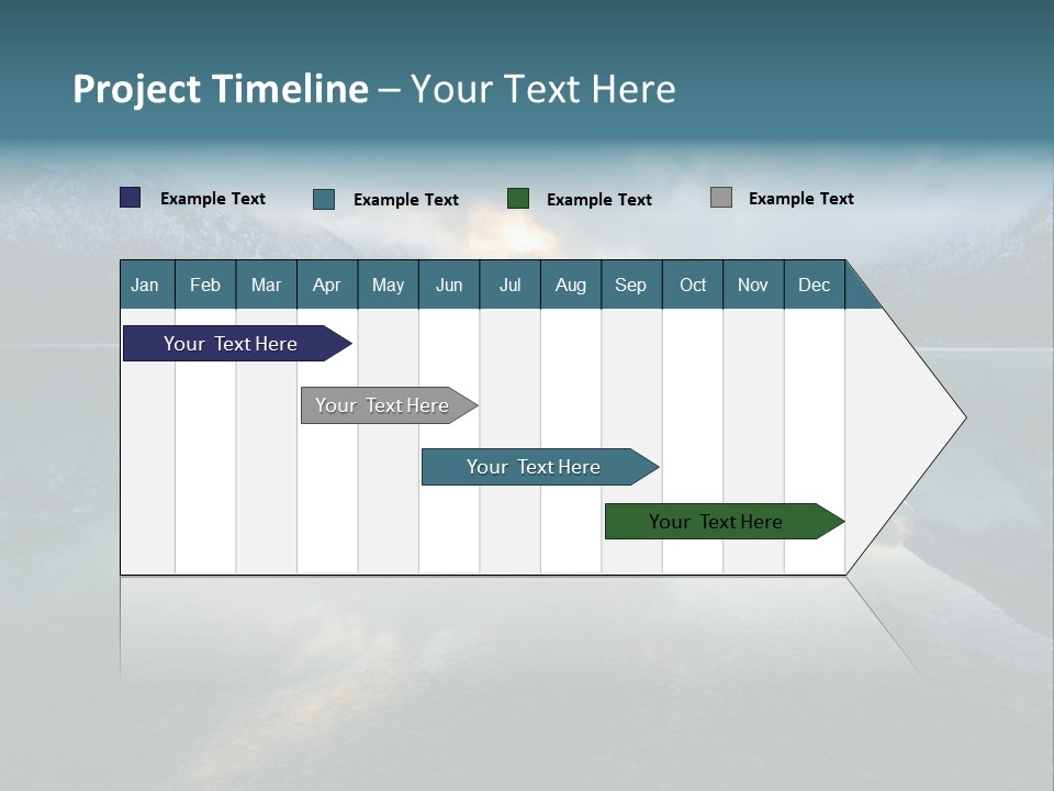 Water Reflections Plansee PowerPoint Template