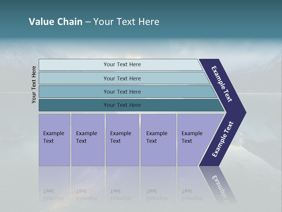 Water Reflections Plansee PowerPoint Template