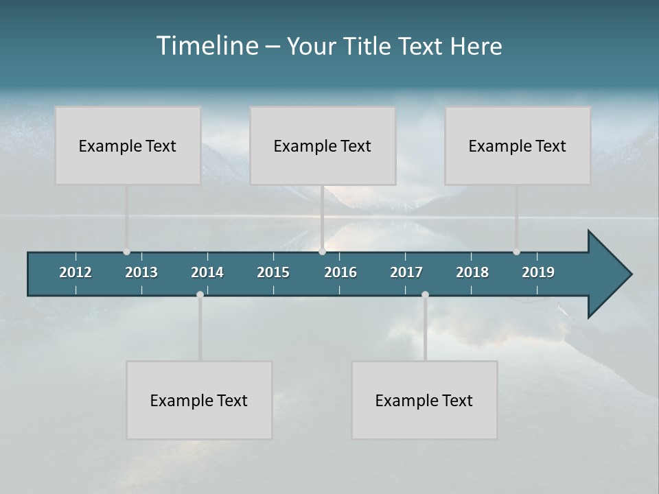 Water Reflections Plansee PowerPoint Template