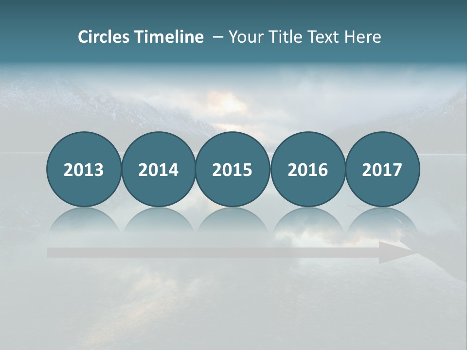 Water Reflections Plansee PowerPoint Template