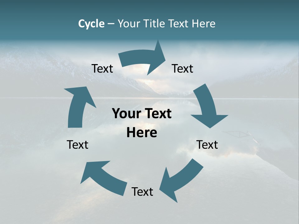 Water Reflections Plansee PowerPoint Template