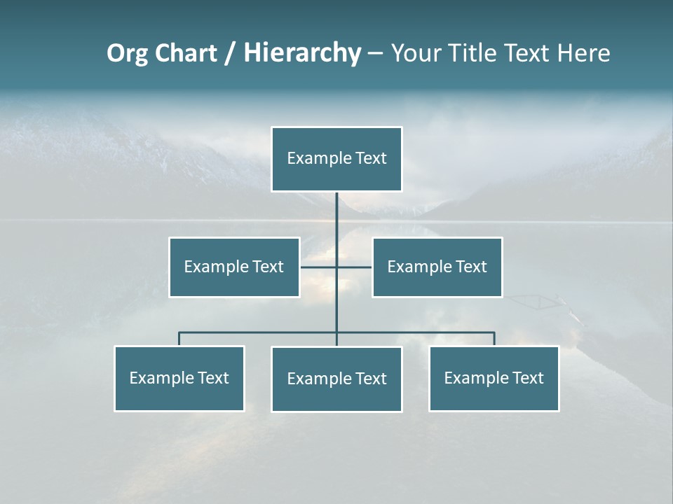 Water Reflections Plansee PowerPoint Template