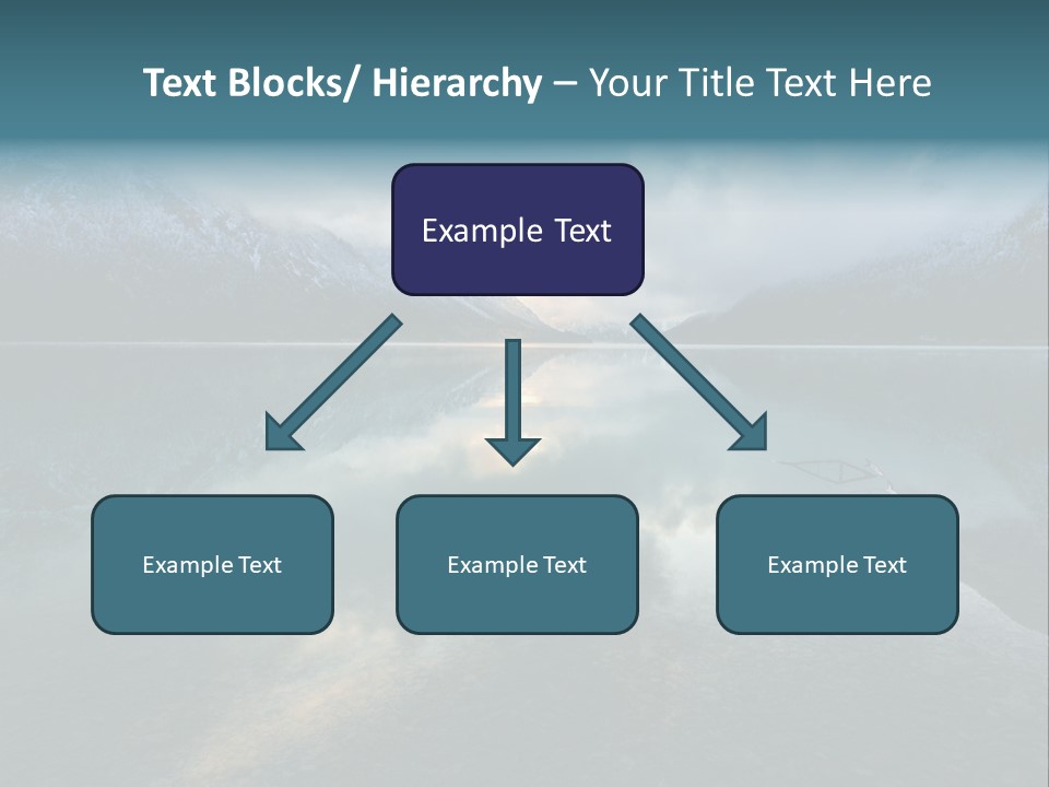 Water Reflections Plansee PowerPoint Template