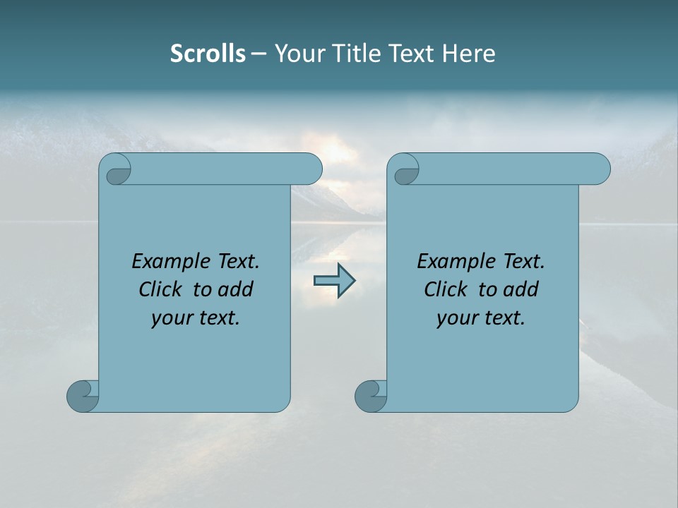 Water Reflections Plansee PowerPoint Template