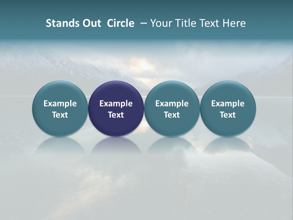 Water Reflections Plansee PowerPoint Template