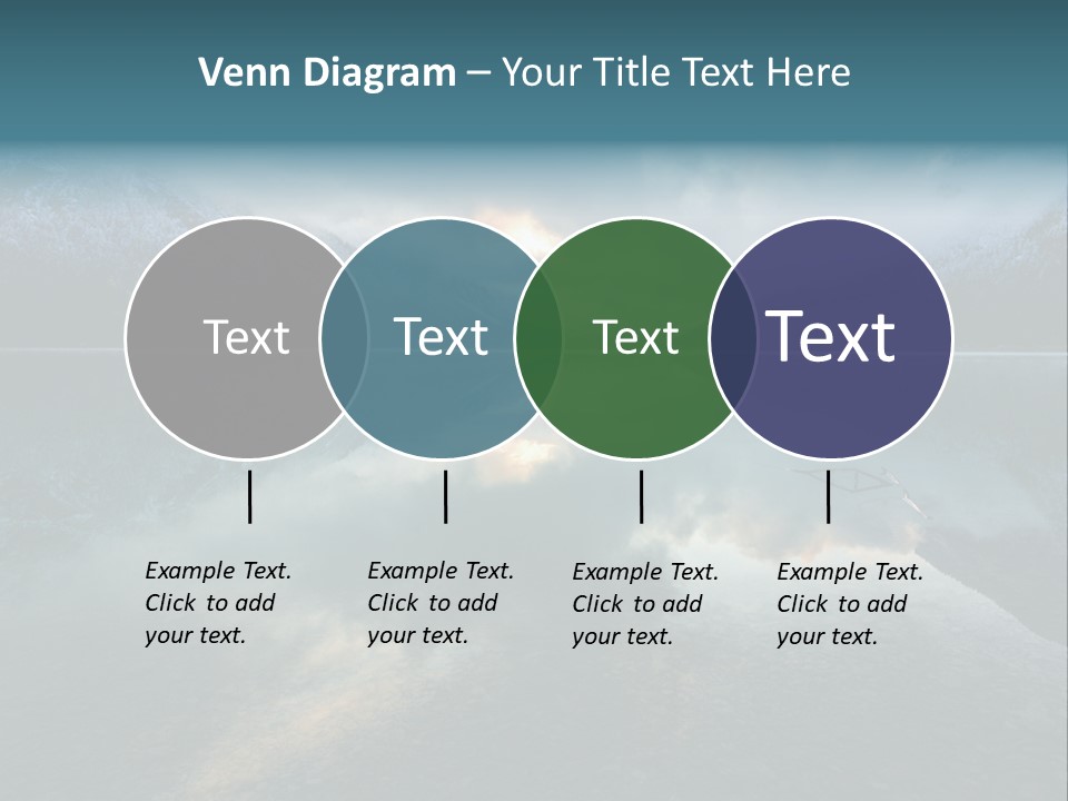 Water Reflections Plansee PowerPoint Template