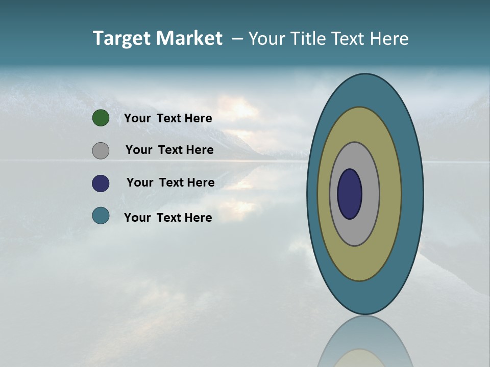 Water Reflections Plansee PowerPoint Template