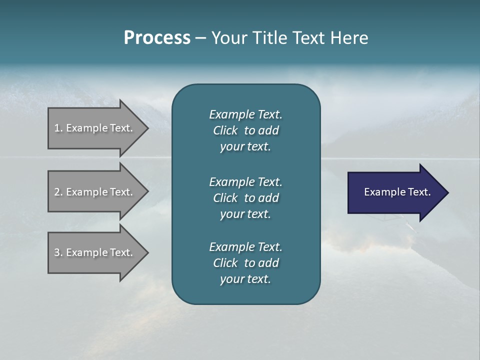 Water Reflections Plansee PowerPoint Template