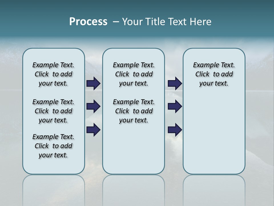 Water Reflections Plansee PowerPoint Template
