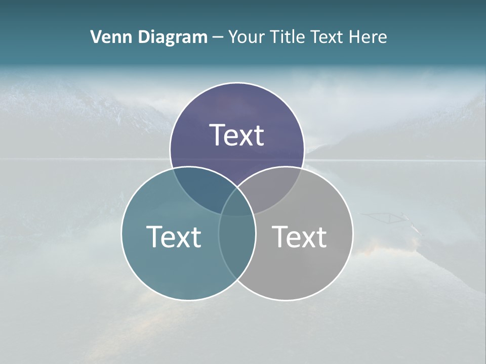 Water Reflections Plansee PowerPoint Template