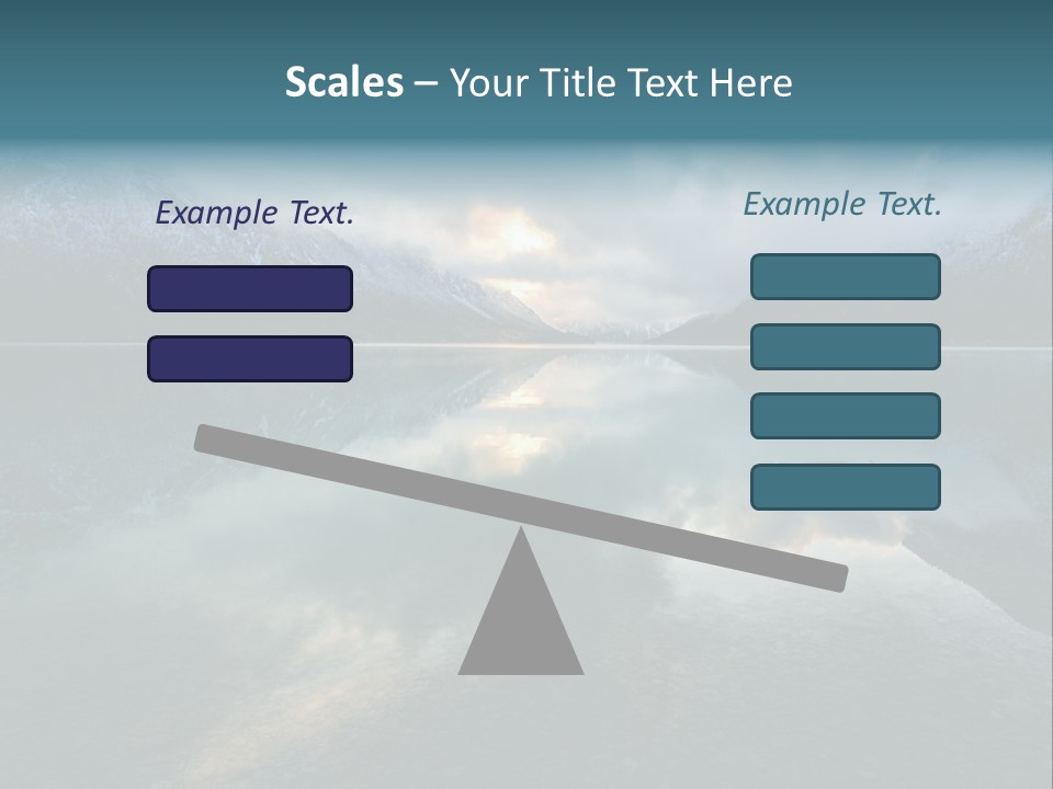 Water Reflections Plansee PowerPoint Template