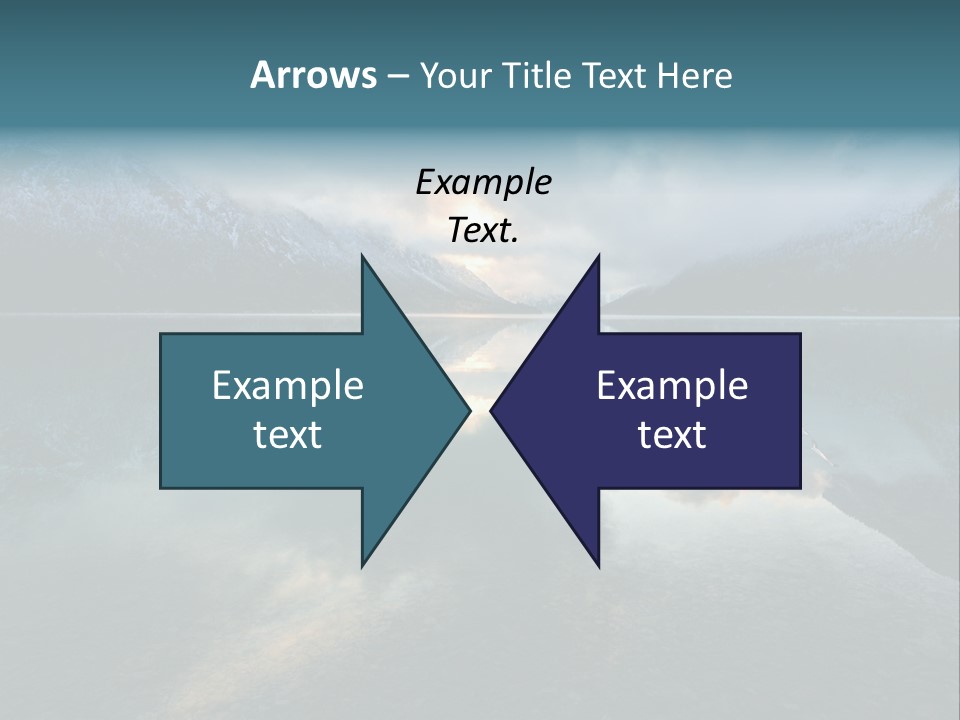 Water Reflections Plansee PowerPoint Template