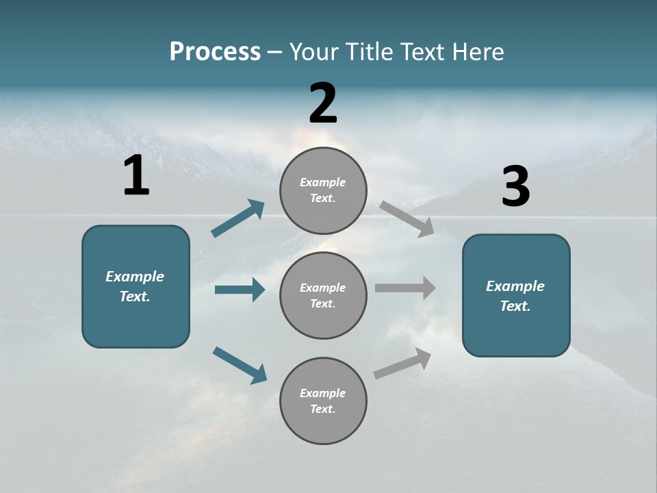 Water Reflections Plansee PowerPoint Template