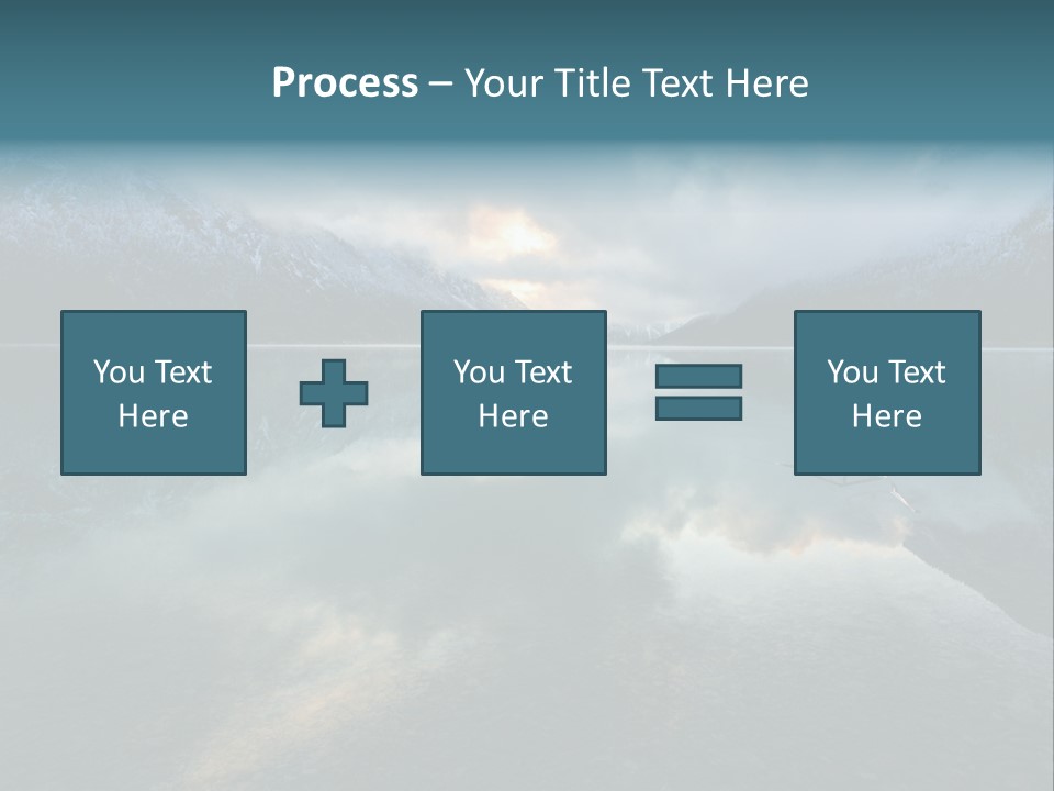 Water Reflections Plansee PowerPoint Template