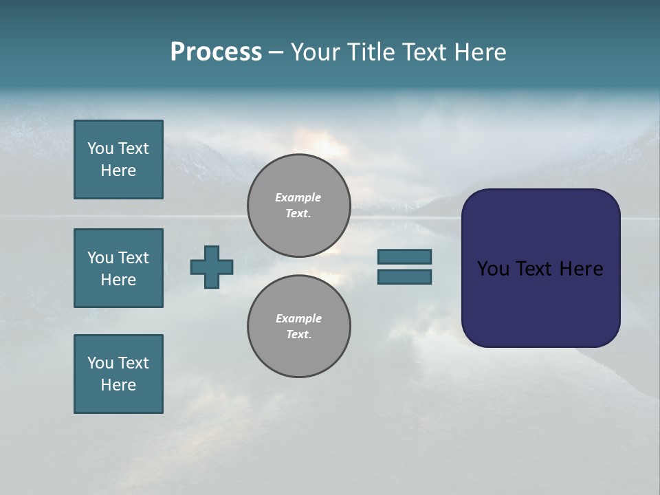 Water Reflections Plansee PowerPoint Template