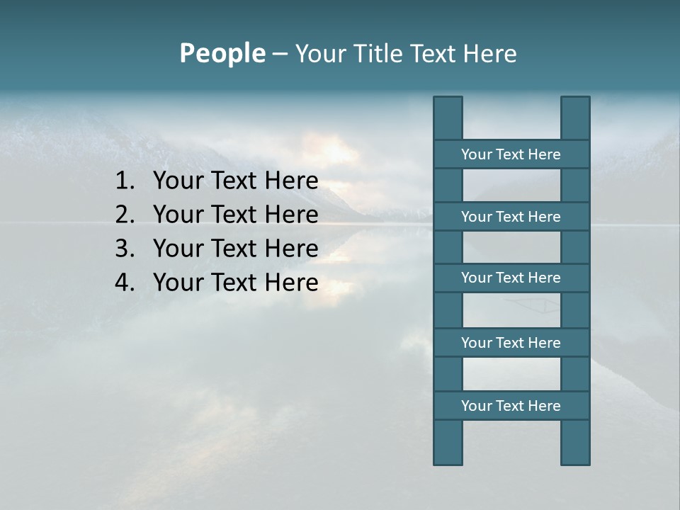 Water Reflections Plansee PowerPoint Template