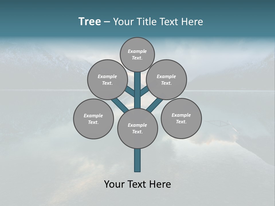 Water Reflections Plansee PowerPoint Template