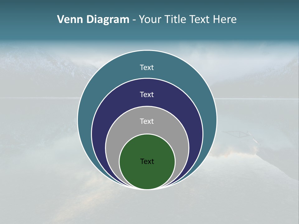 Water Reflections Plansee PowerPoint Template