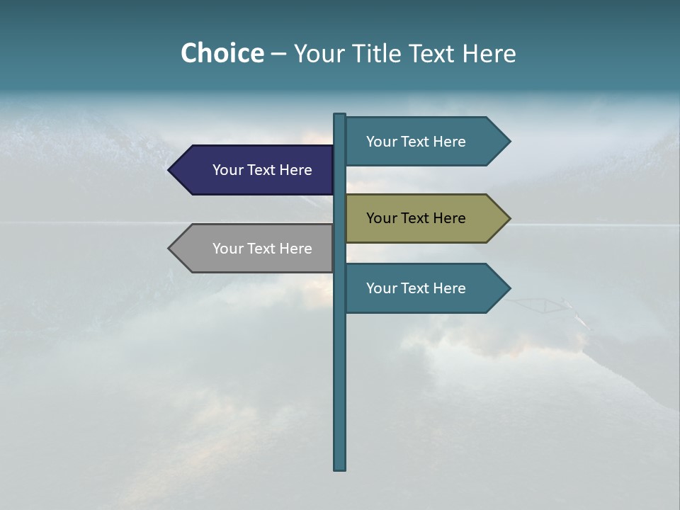 Water Reflections Plansee PowerPoint Template