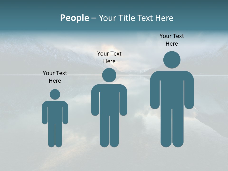 Water Reflections Plansee PowerPoint Template