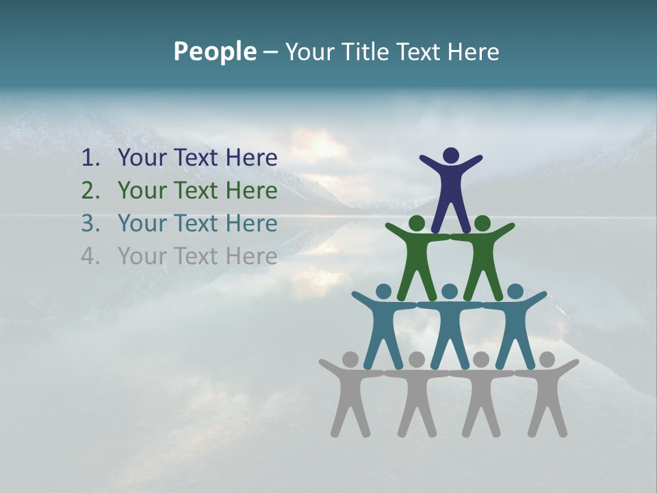 Water Reflections Plansee PowerPoint Template