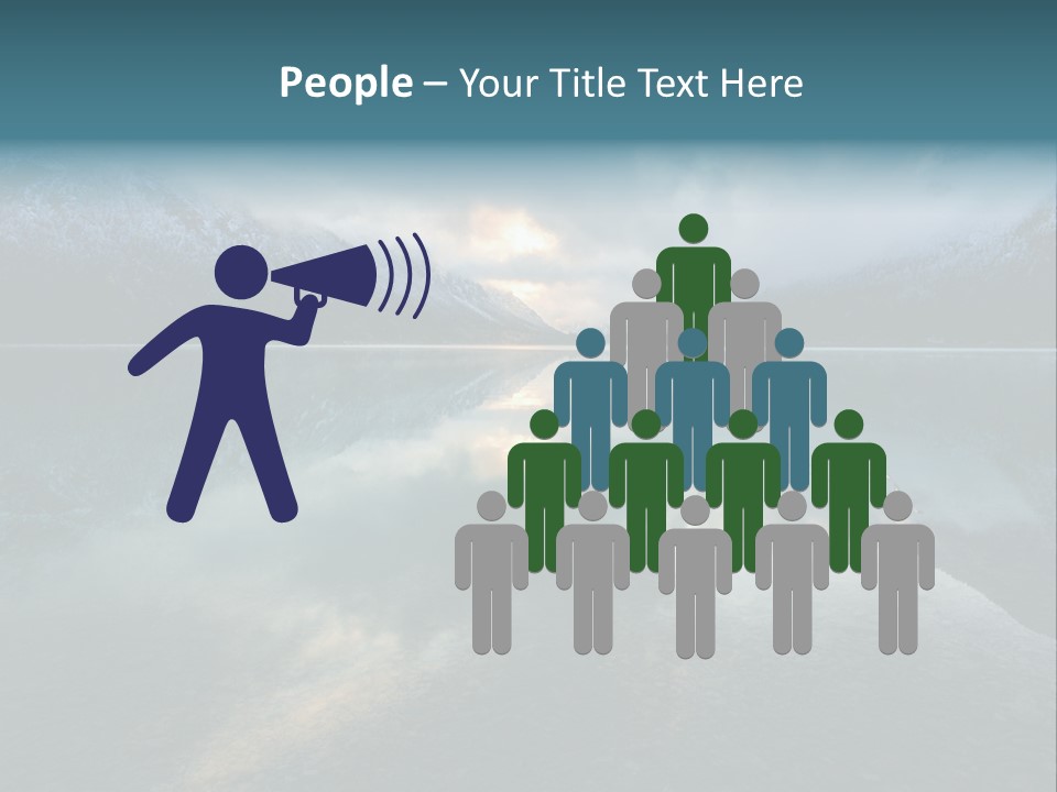 Water Reflections Plansee PowerPoint Template