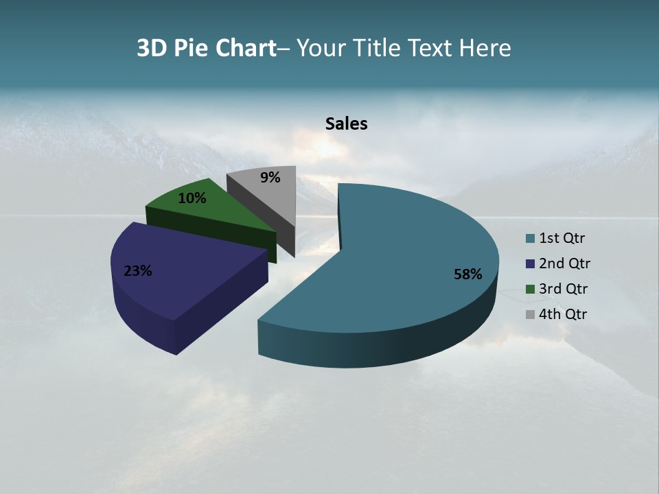 Water Reflections Plansee PowerPoint Template