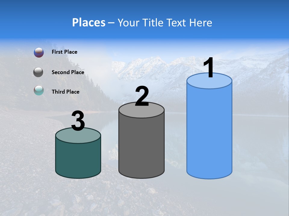 Reflections Landschaften Austria PowerPoint Template