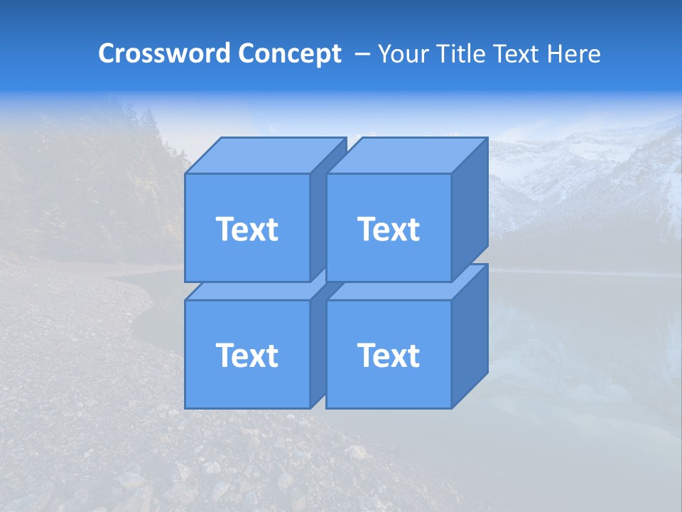Reflections Landschaften Austria PowerPoint Template