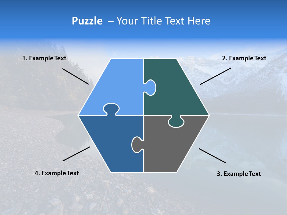 Reflections Landschaften Austria PowerPoint Template